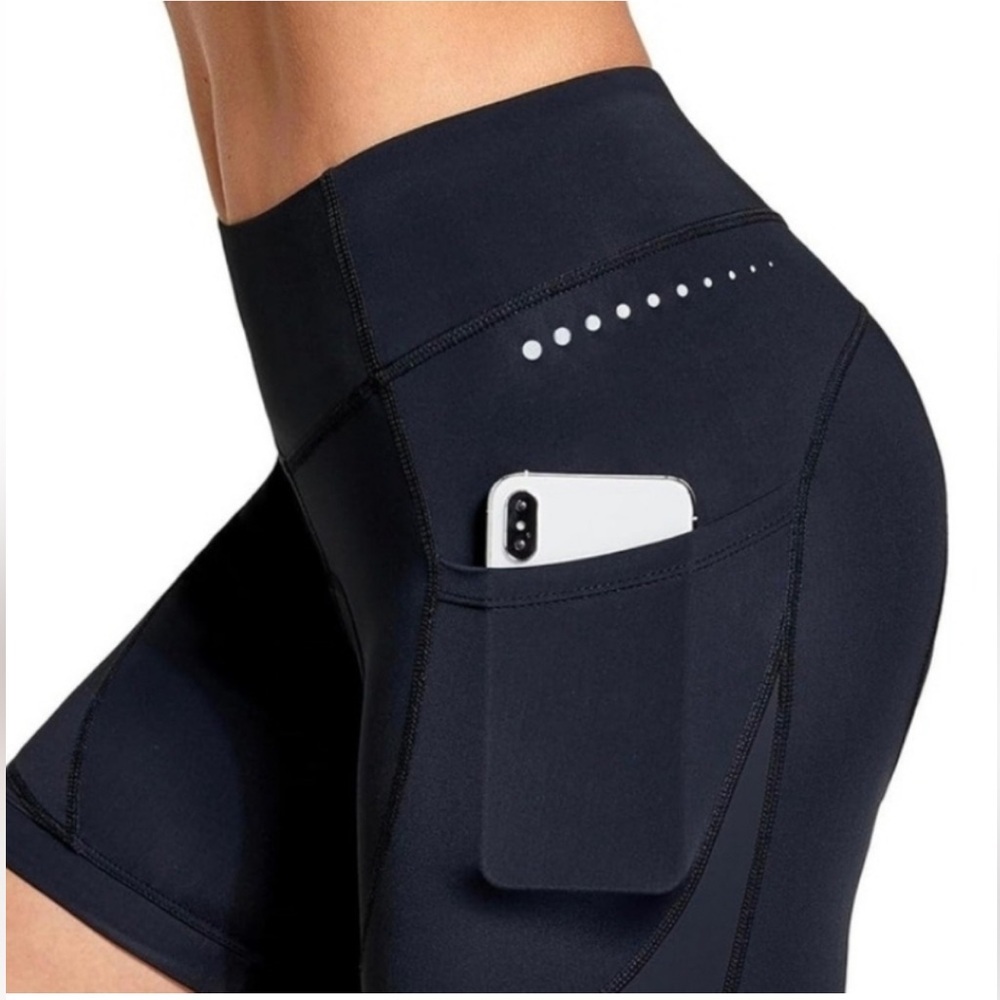 Baleaf Women's Black Padded Cycle Shorts Size XL